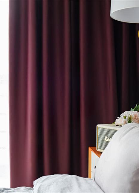 Rideau Occultant Rouge