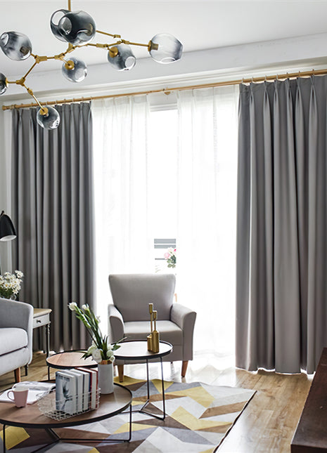 Rideau Pour Salon Gris