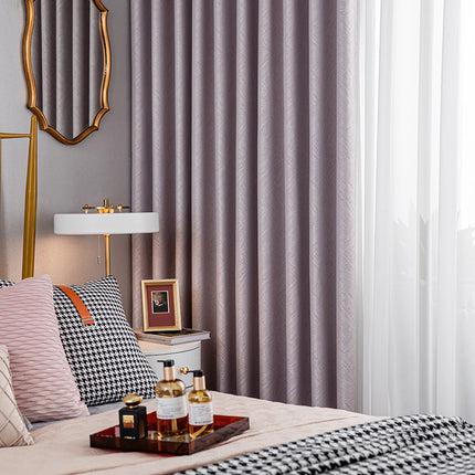 Rideau Rose Moderne