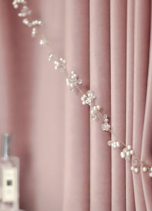 Rideau Velours Rose