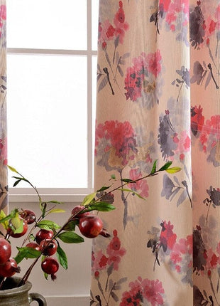Rideau à Fleurs Chic