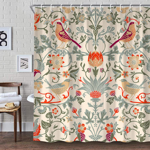 Bunter Duschvorhang (L180cm x H200cm)
