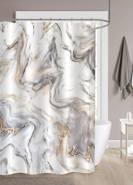 Marmor-Duschvorhang (L180cm x 00cm)