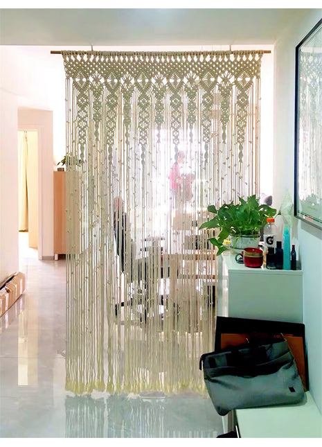 Makramee-Türvorhang (60 cm x 230 cm)
