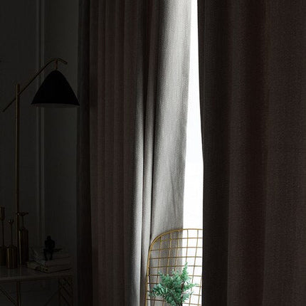 Rideau en Lin Gris