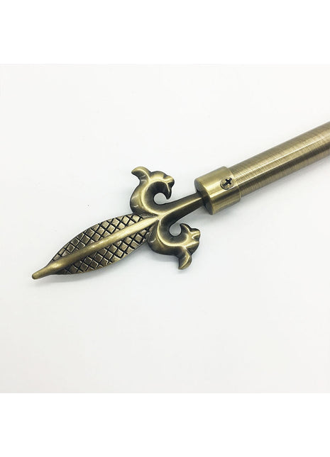 Goldene Gardinenstange (65-190 cm)