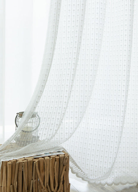 Voilage Blanc Tendance