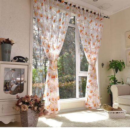 Voilage Fleuri