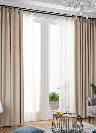 Beige Verdunkelungsvorhang